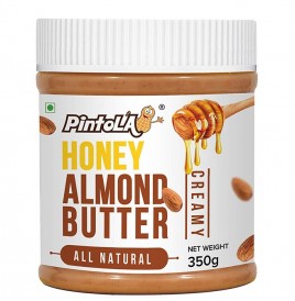Pintola Honey Almond Butter Creamy All Natural  Jar  350 grams